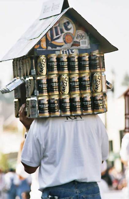 beer-can house costume